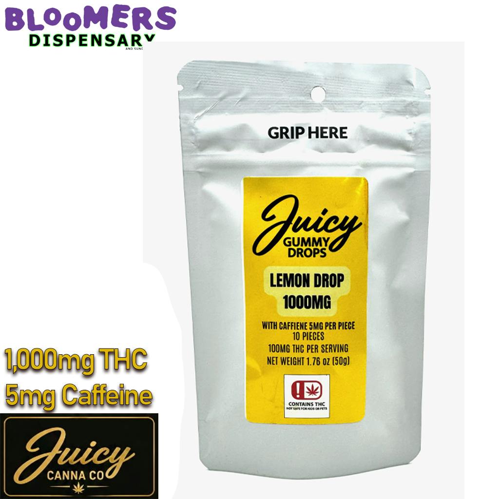 Juicy | Gummy Drops | Lemon Drop | 1,000mg