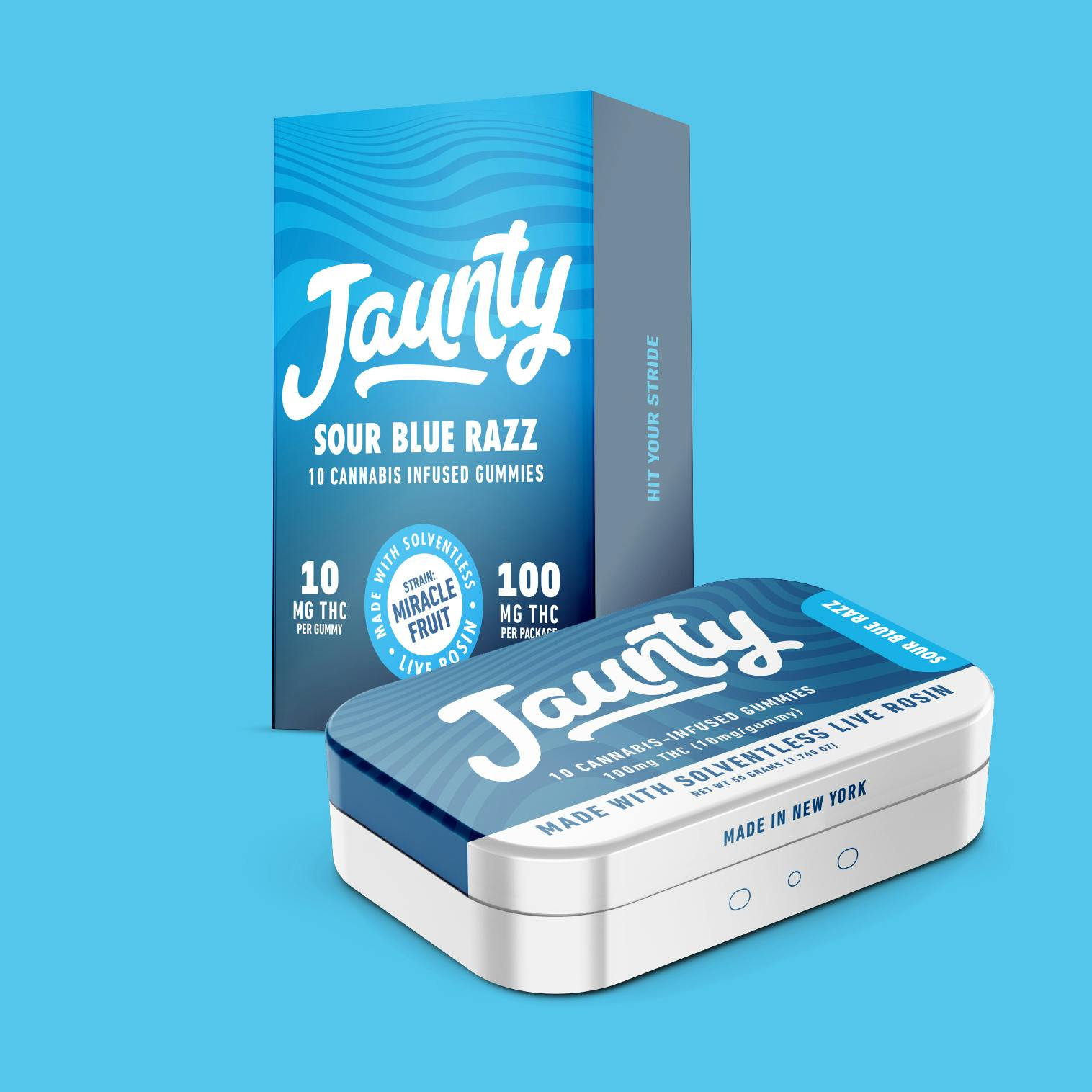Jaunty | Sour Blue Razz | Edibles
