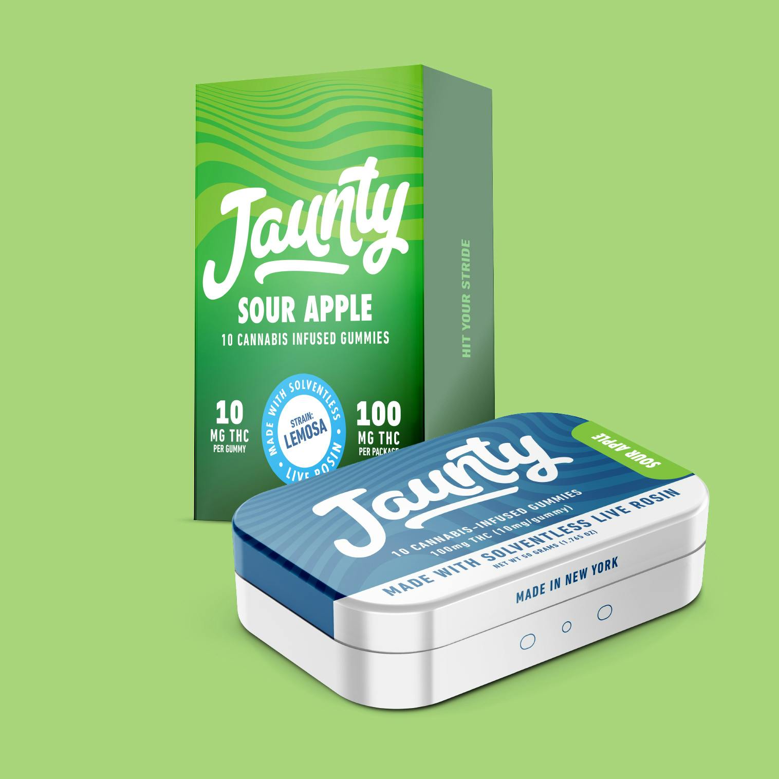 Jaunty | Sour Apple | Edibles