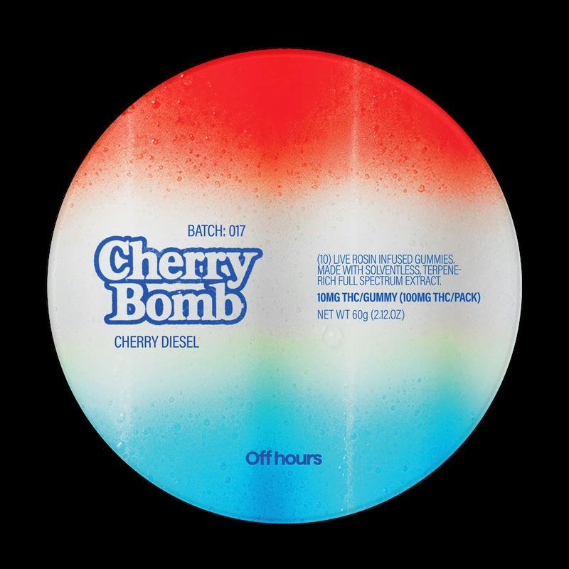 Off Hours | Cherry Diesel Bomb Pop | Edibles