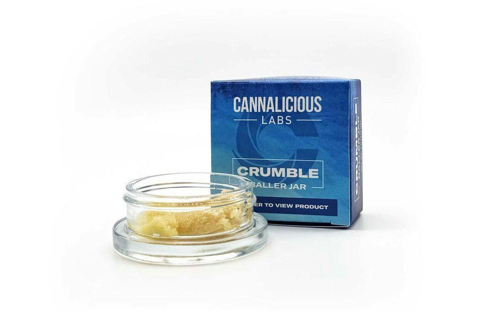 Cannalicious Crumble Baller Jar Indica Mandarin Sunset