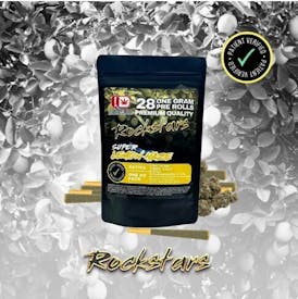 Rockstars- 28g-1g Prerolls- Super Lemon Haze