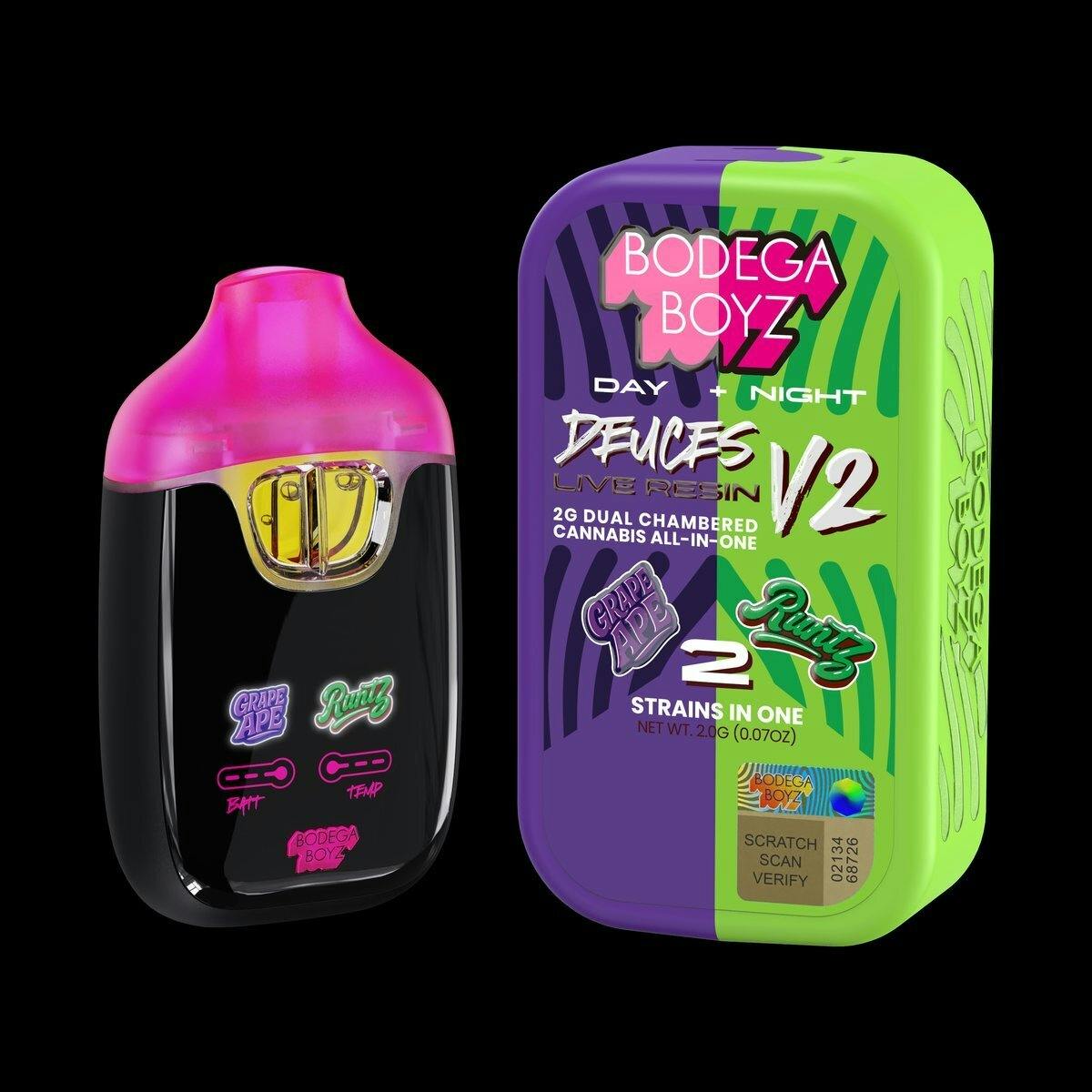 Bodega Deuces V2 2g Grape Ape & Runtz