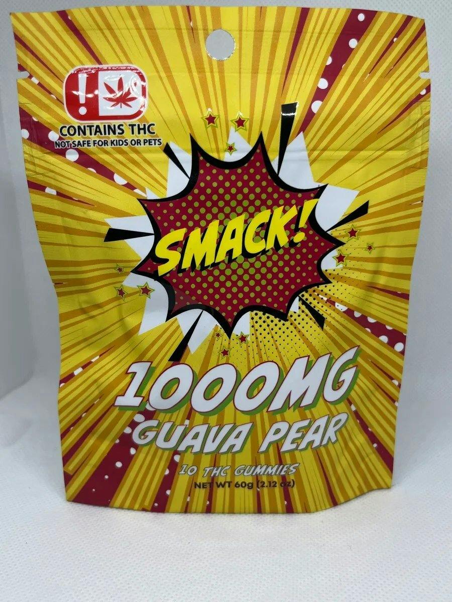 Smack Gummy 1000mg Guava Pear 10ct