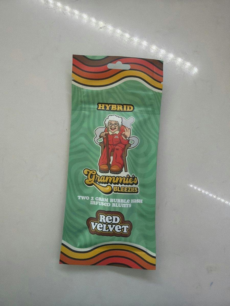 Grammies - BLUNT (BUBBLE HASH INFUSED) - Red Velvet - 4g