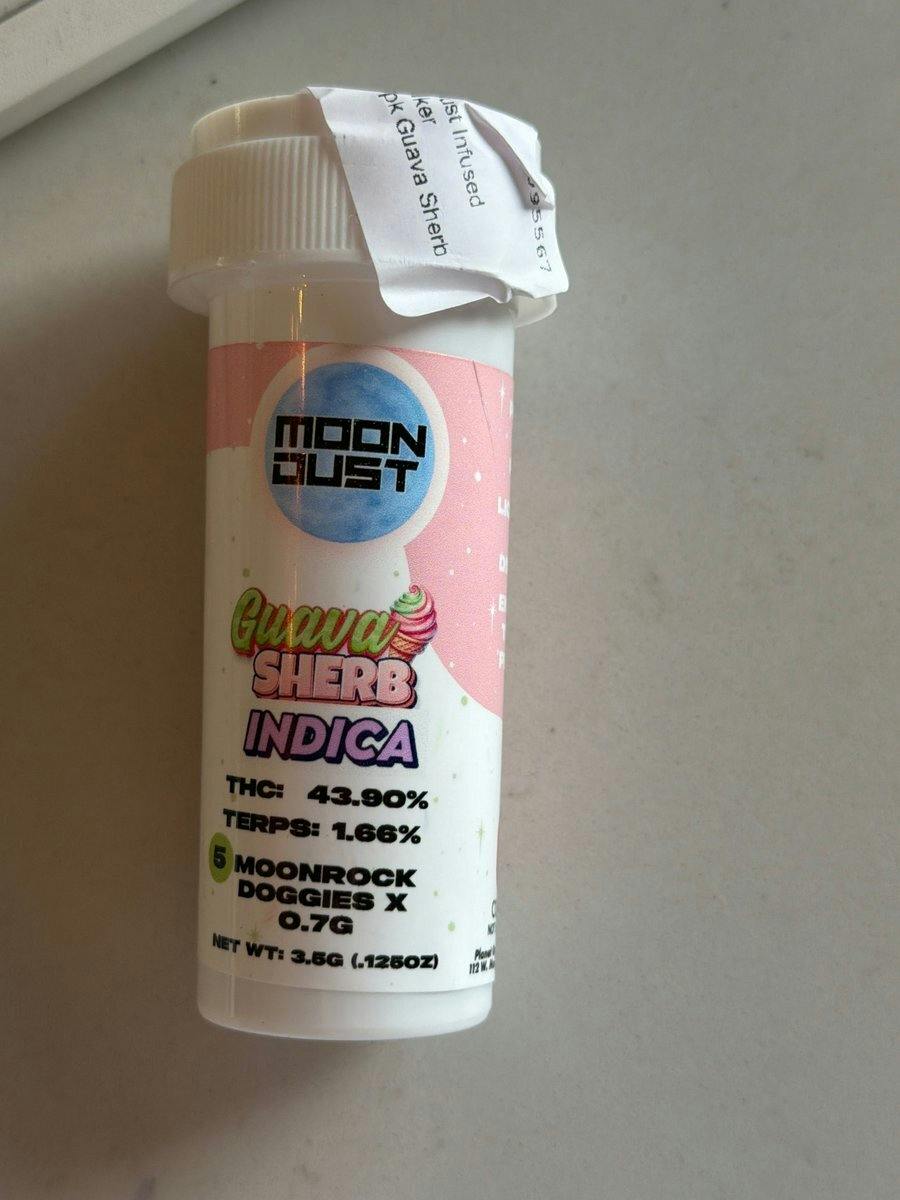 Moon Dust Infused Dogwalker 0.7g 5pk Guava Sherb