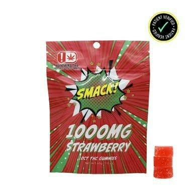 SMACK Gummies 1000mg Strawberry