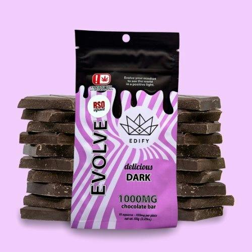 Edify Bar 1000mg RSO Dark Chocolate