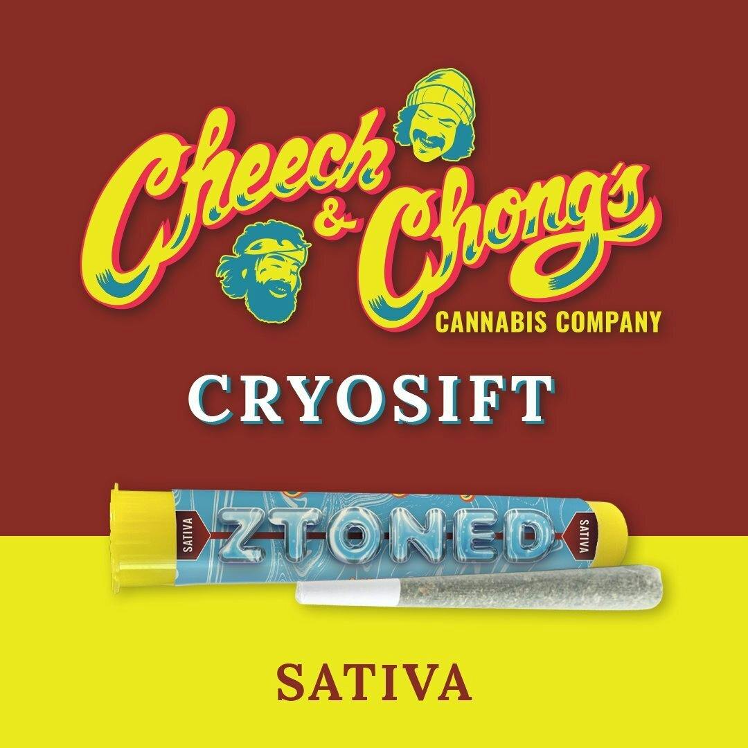 Cheech & Chong 1g Live Cyro Infused Preroll Ztoned Sativa Hawaiian Martini