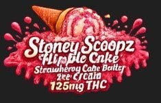Stoney Scoopz (Hippie Cake - Strawberry Cake Batter) Ice Cream 125mg