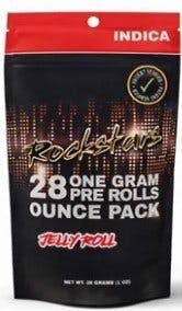 Rockstars - 28g Pre Roll Pack - Jelly Roll - Indica
