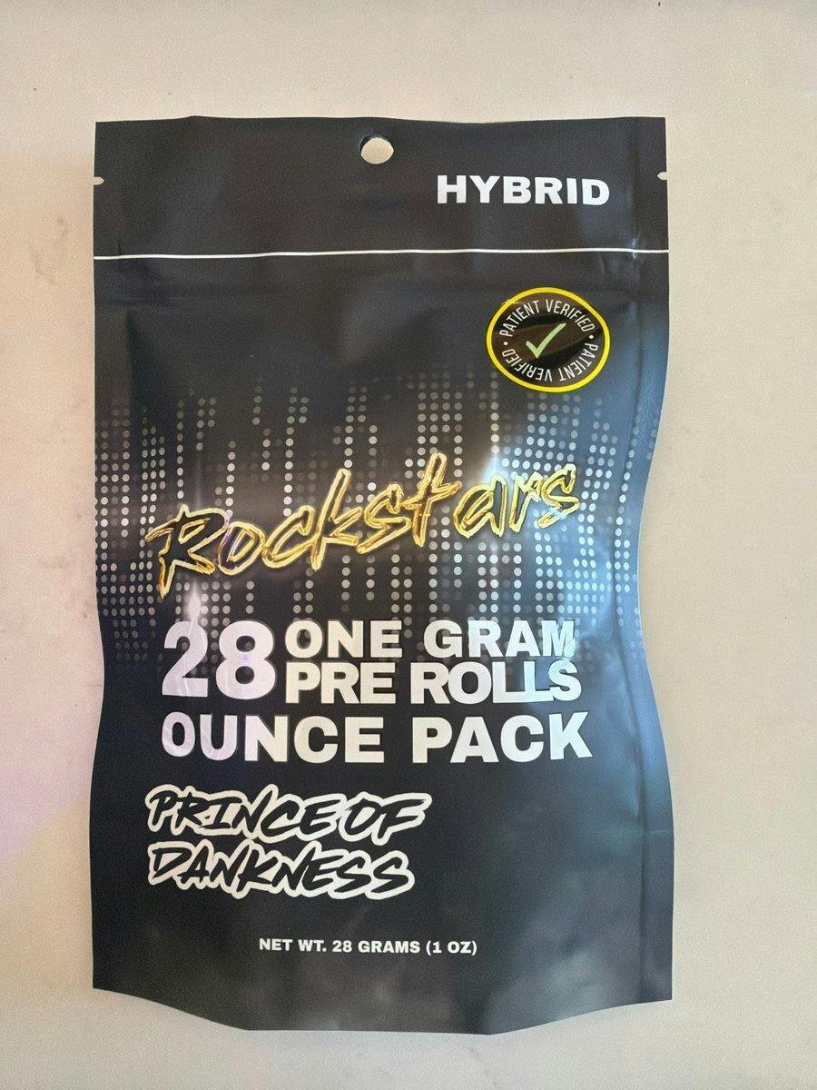Rockstars - 28g Pre Roll Pack - Prince of Dankness - Hybrid