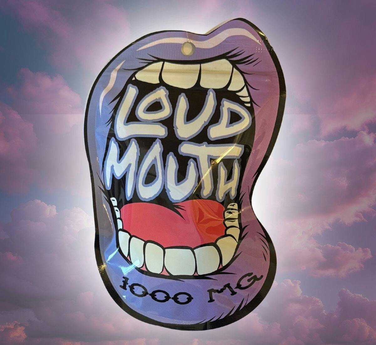 Loud Mouth 1000mg Sour Razz 4ct