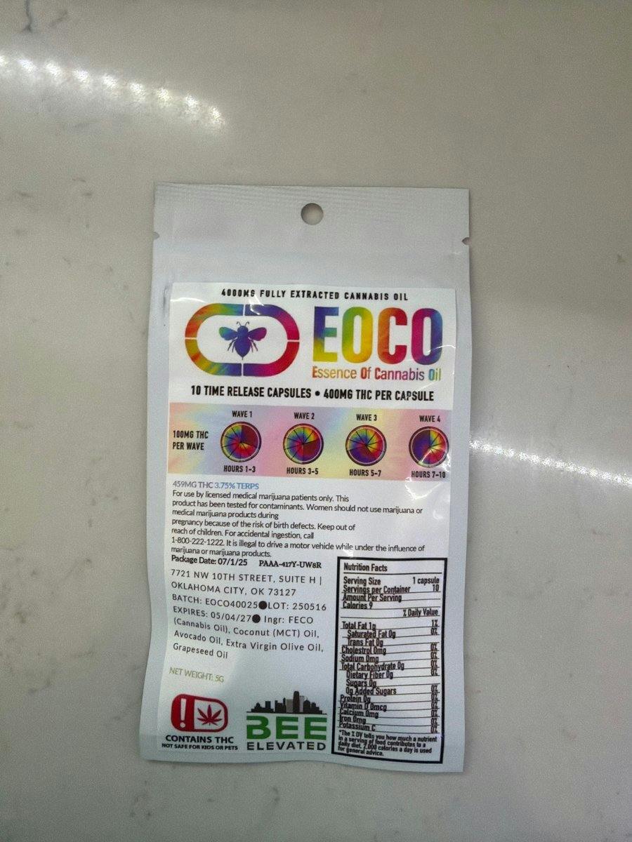 EOCO 400mg Time Release Capsules 10pk