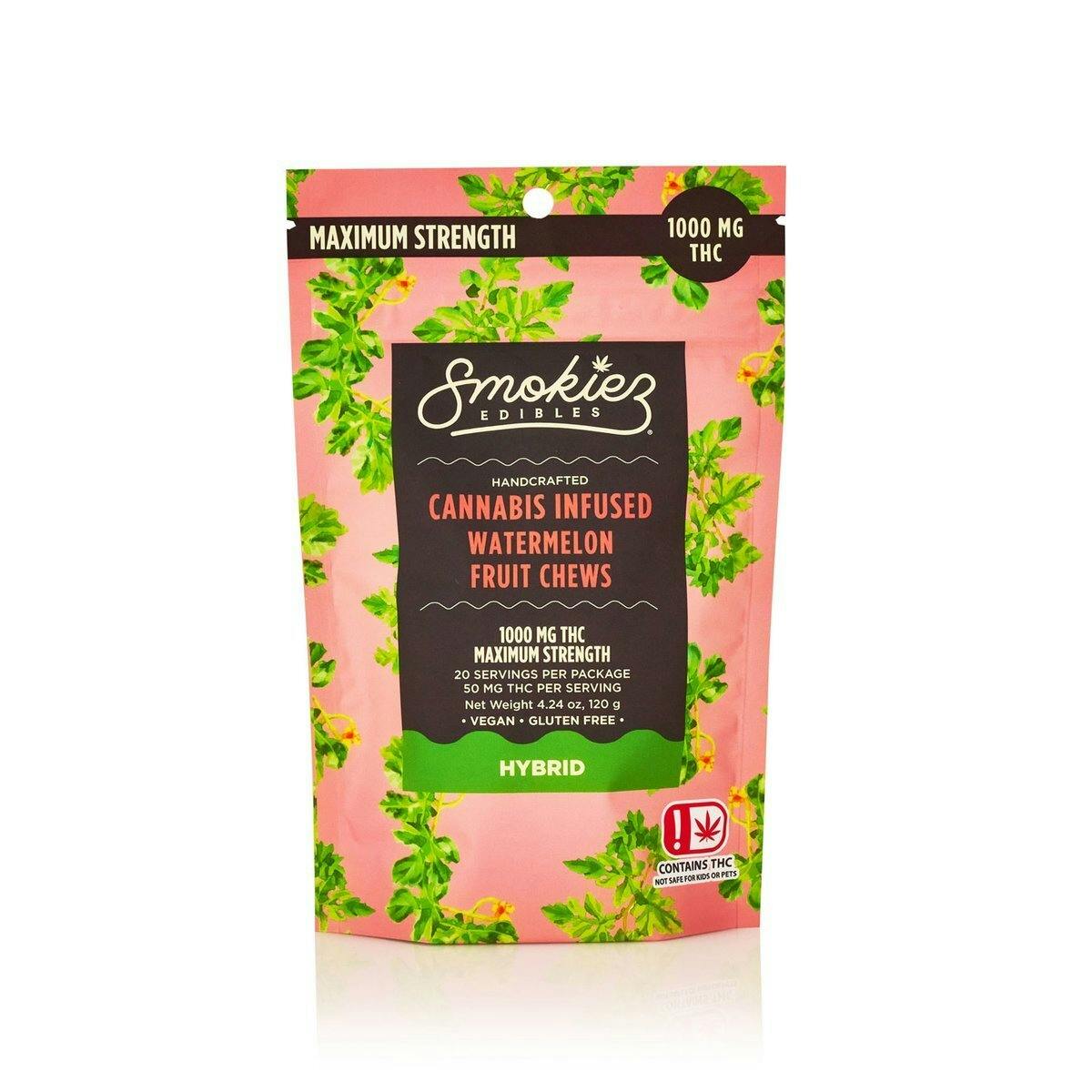 Smokiez 1000mg Hybrid Sweet Watermelon