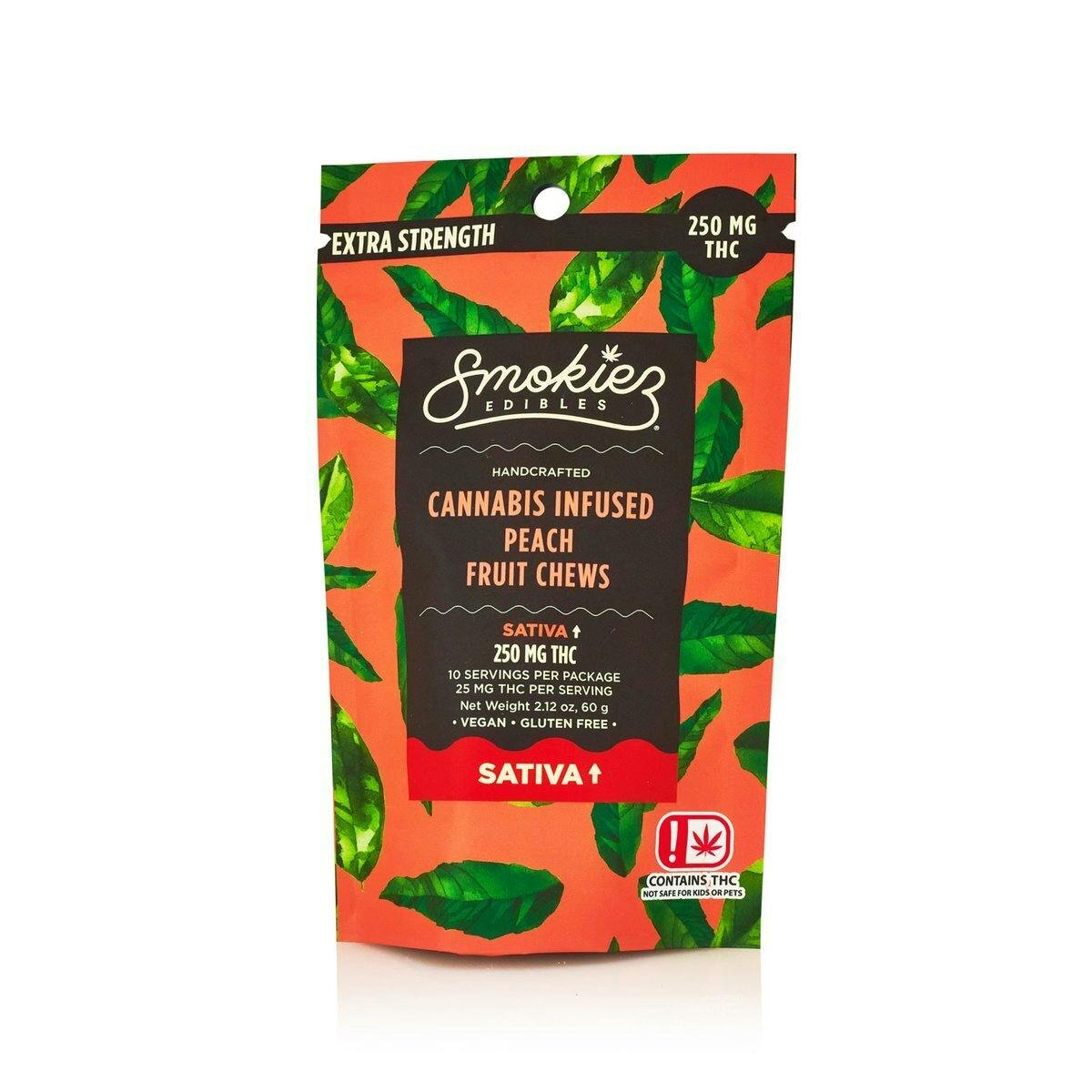 Smokiez 250mg Sativa Sour Peach