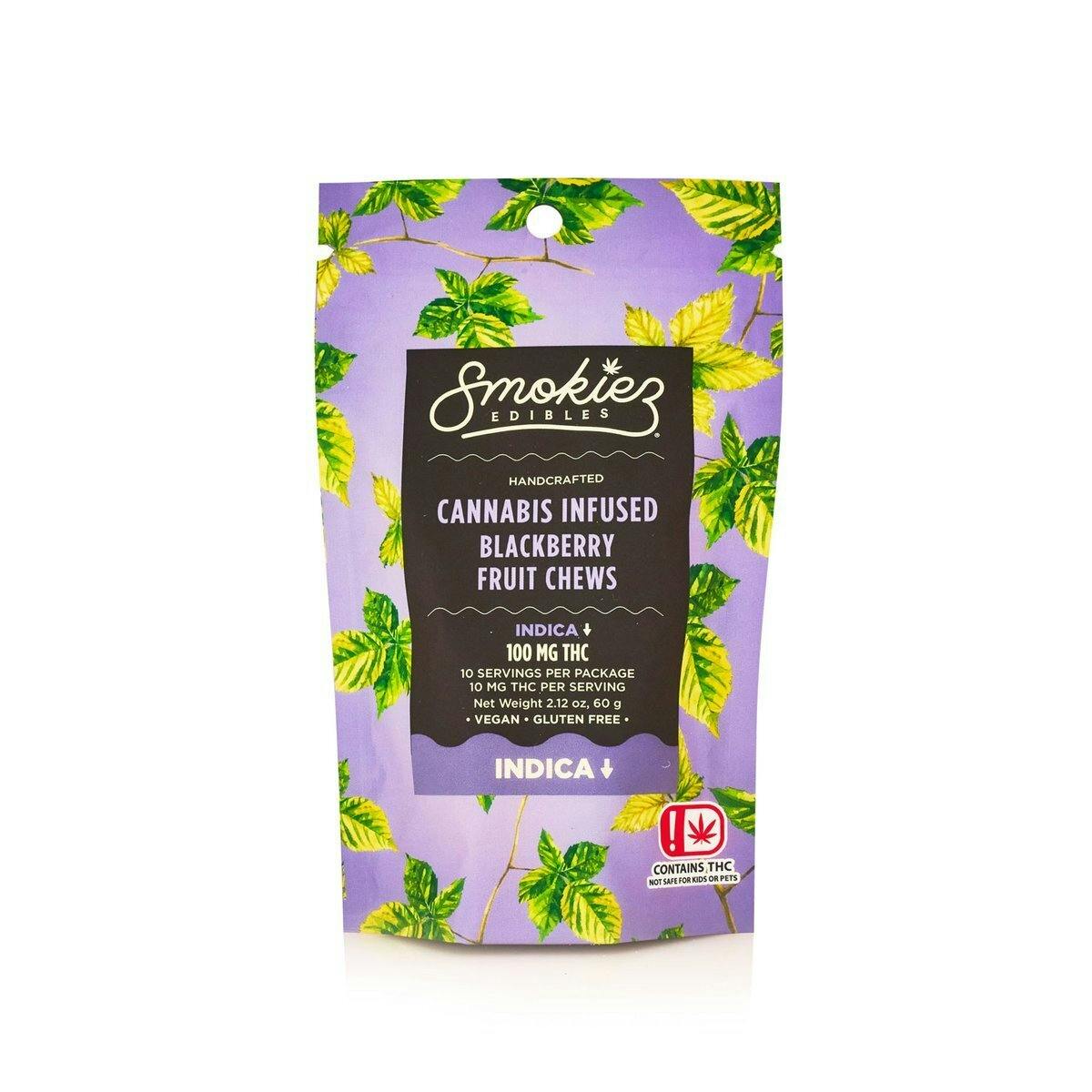 Smokiez 100mg Indica Sweet Blackberry