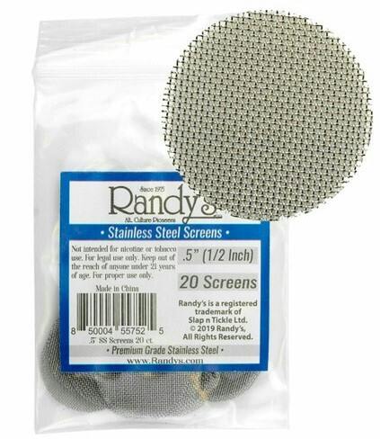 Randy's Stainless Steel Screens .5" 20pk