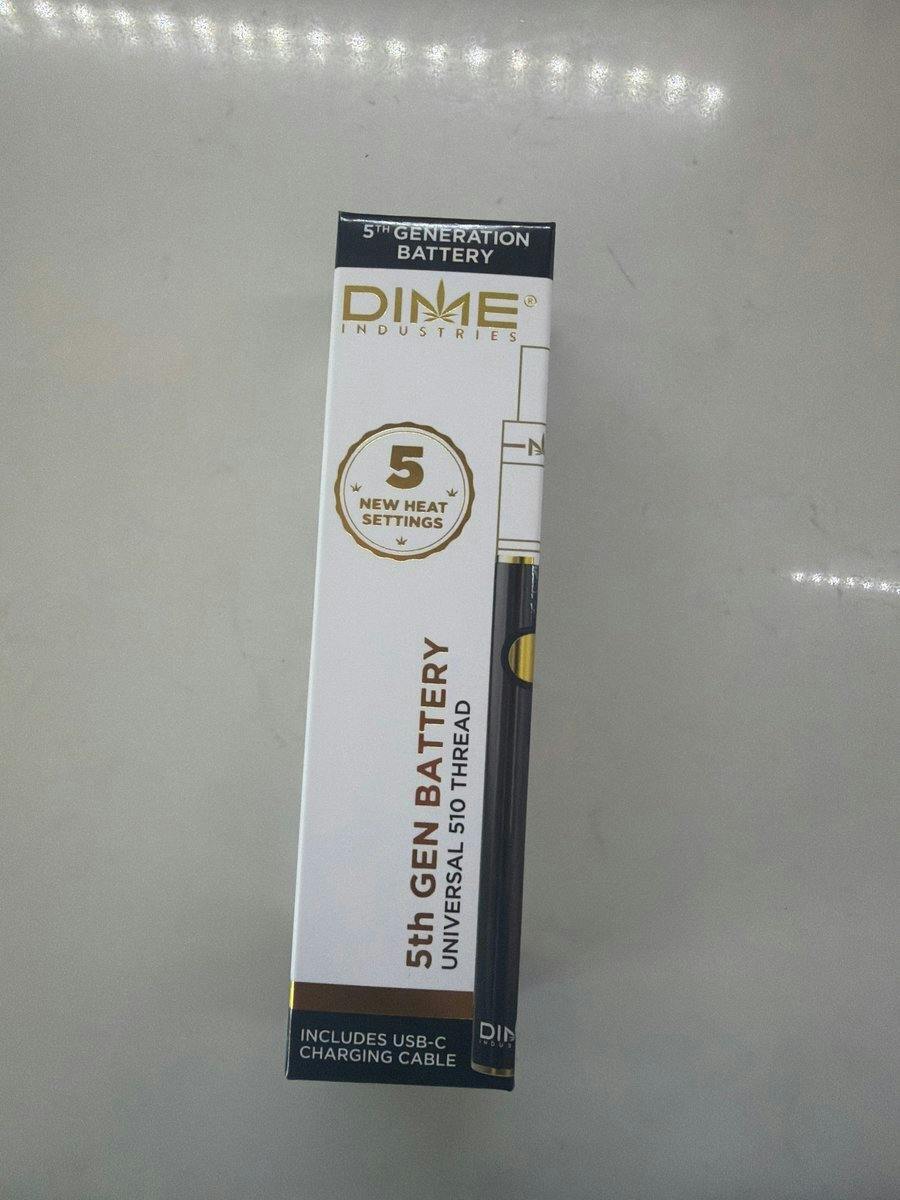 Dime 5th Generation 510 Thread Battery BLACK