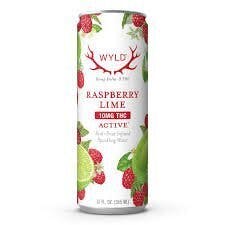 Wyld Sparkling Water 10mg Hemp Raspberry Lime Active