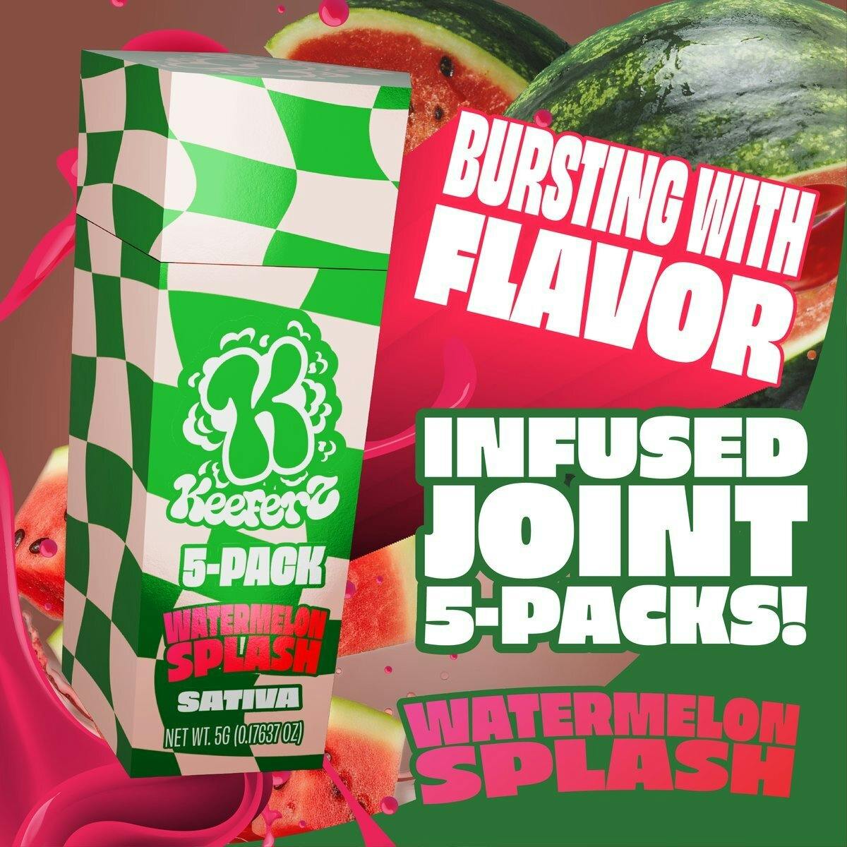 Keeferz 5pk Watermelon Splash