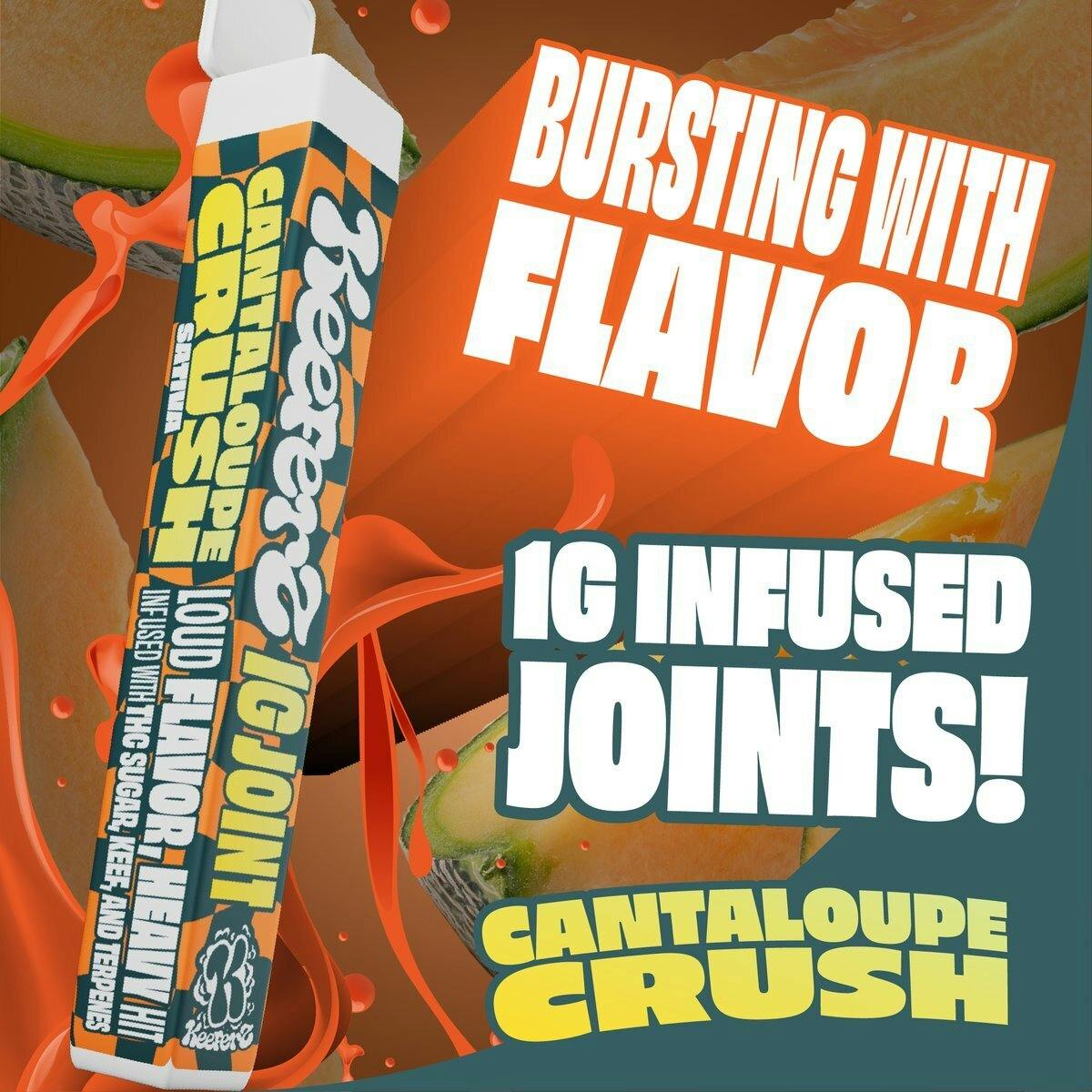 Keeferz 1g Infused Preroll Cantaloupe Crush