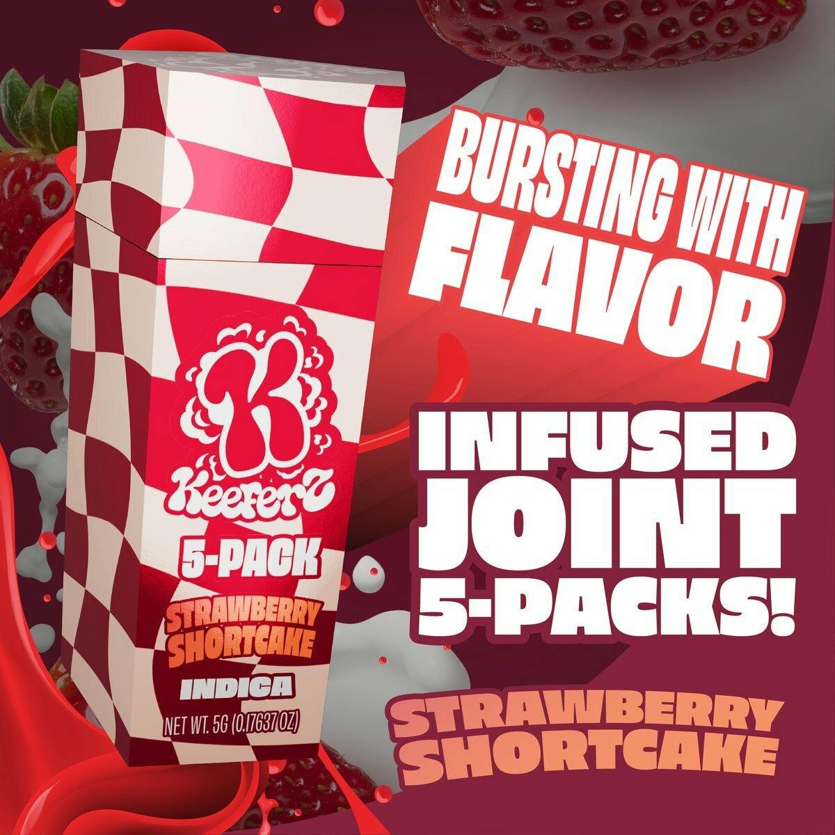 Keeferz 5pk Strawberry Shortcake