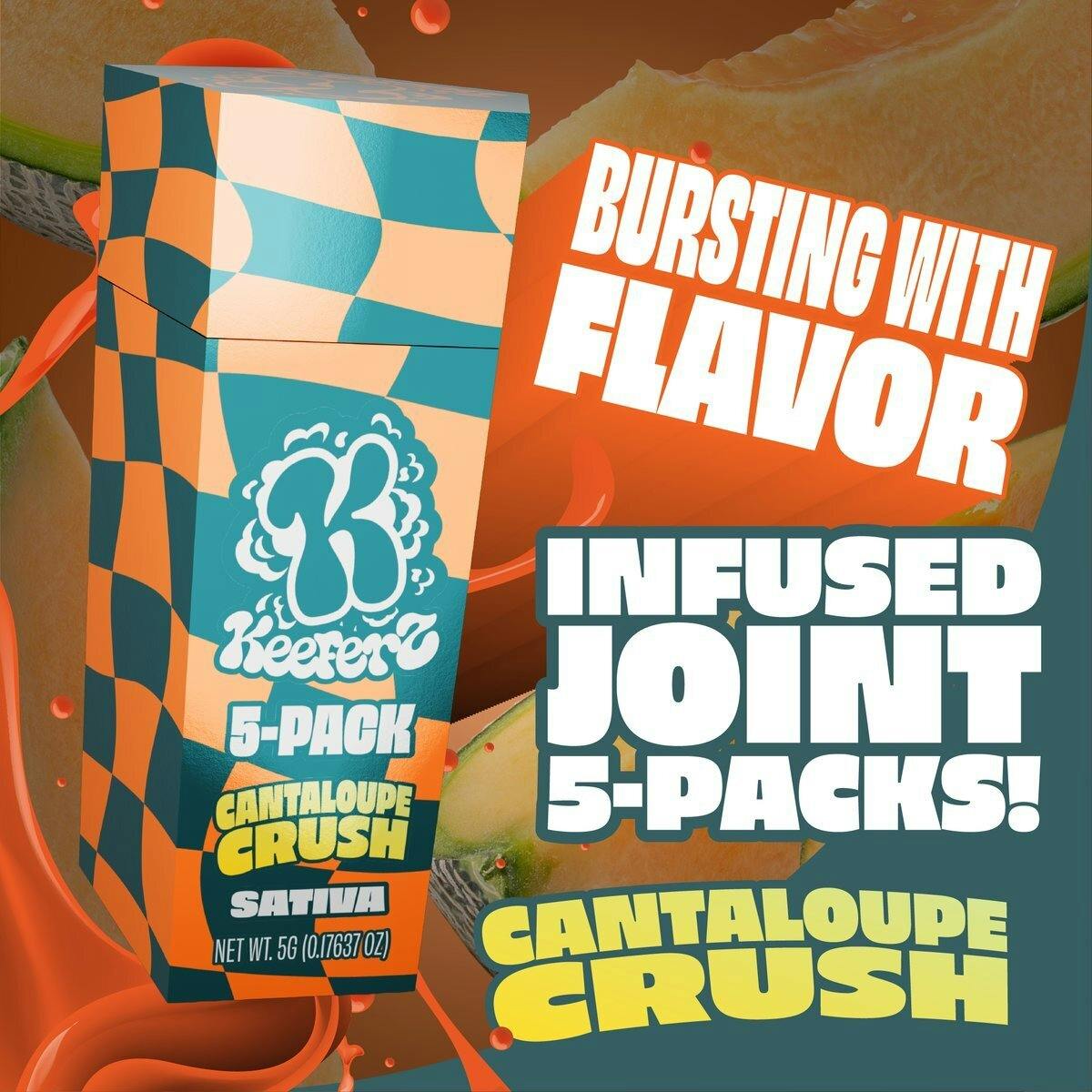 Keeferz 5pk Cantaloupe Crush