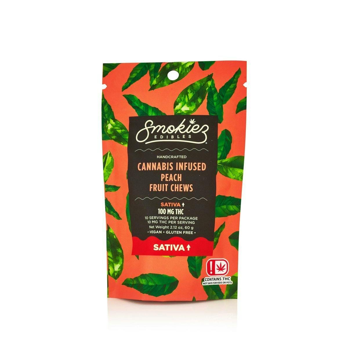 Smokiez 100mg Sativa Sweet Peach