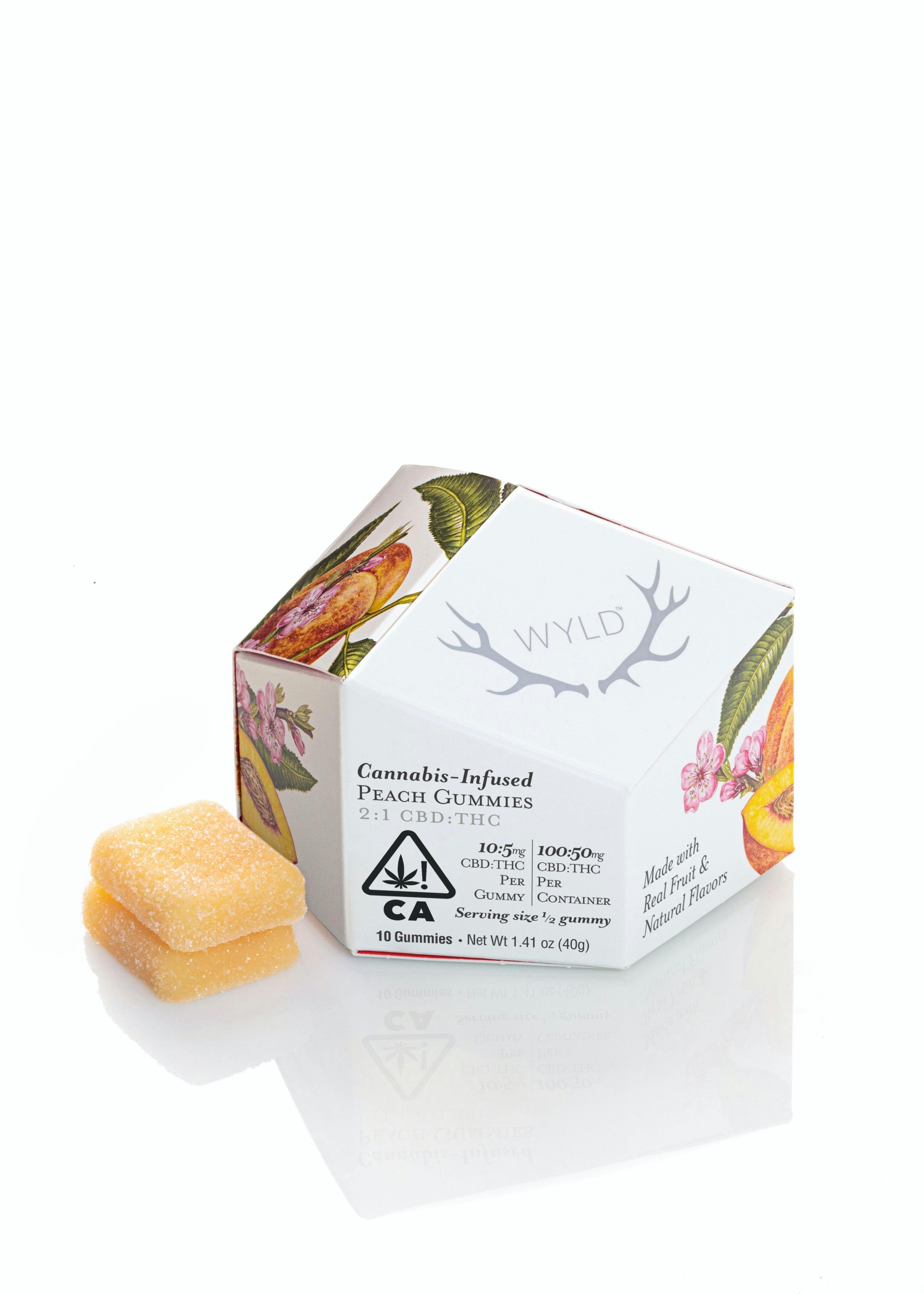 WYLD | PEACH - 2:1 CBD:THC EDIBLE