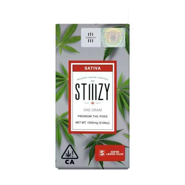 Vape Cartridge - SUPER LEMON HAZE 1G Original THC Pod - STIIIZY