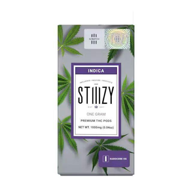 Vape Cartridge - HARDCORE OG 1G Original THC Pod - STIIIZY