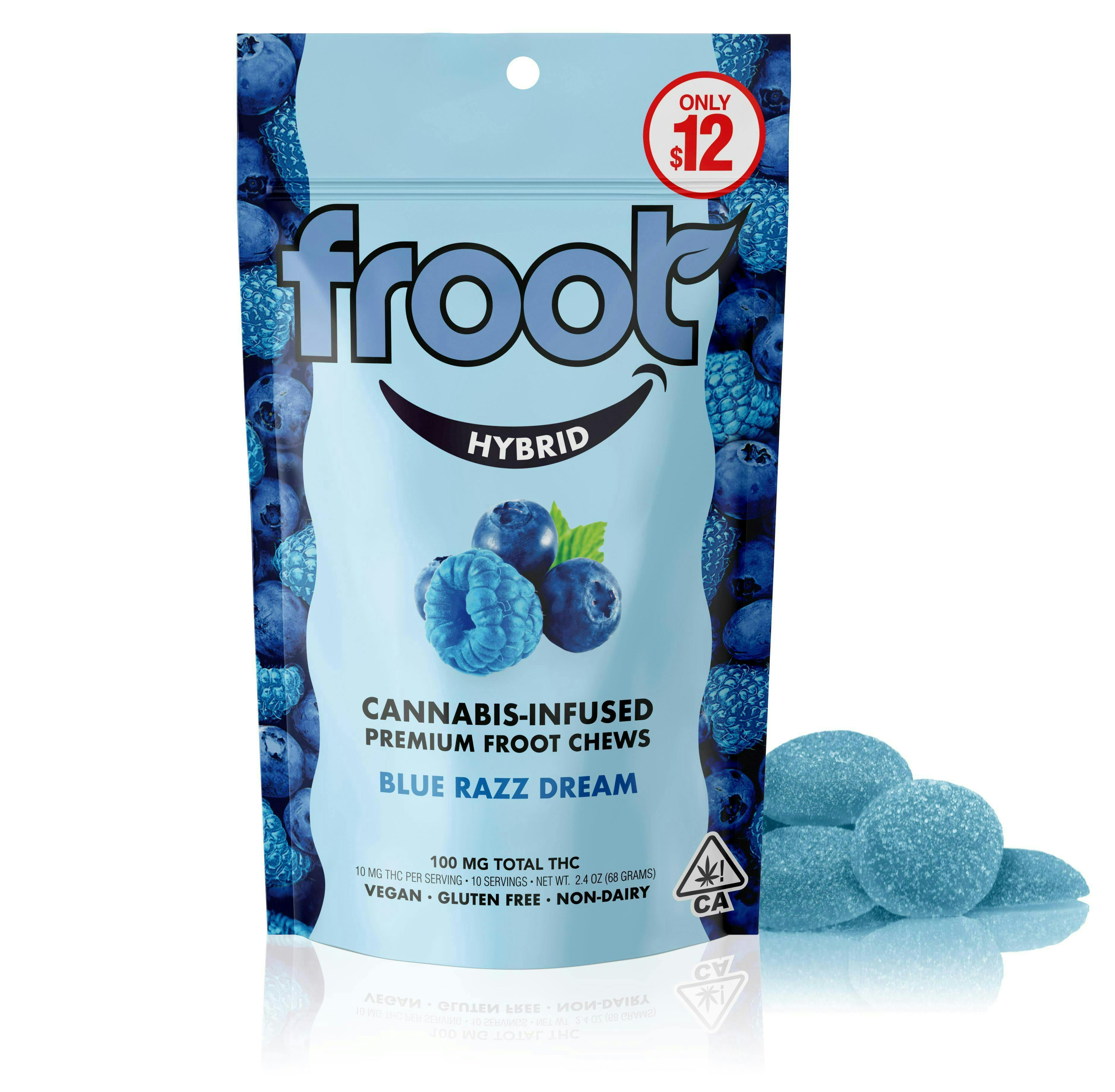 Froot Blue Razz Dream Gummies - 100mg by Froot