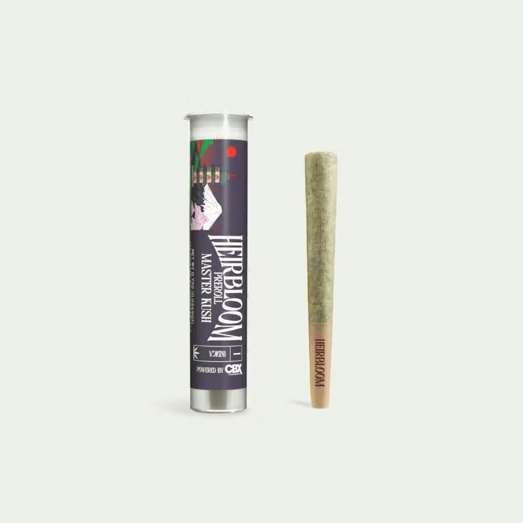 Master Kush .75G Pre-Roll - Heirbloom - Master Kush .75G Pre-Roll