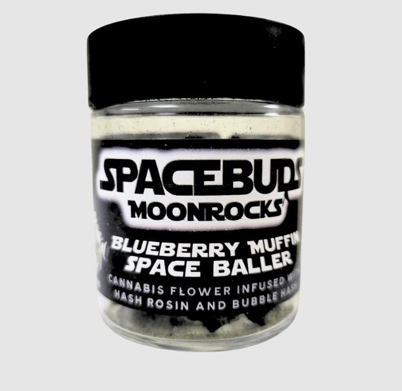 Spacebuds | "Blueberry Muffin" | Moonrock Baller Jar | 28g