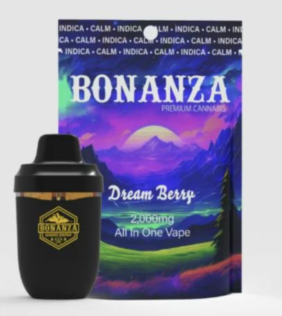 Bonanza | "Dream Berry" | AIO Vape | 2g cannabis product