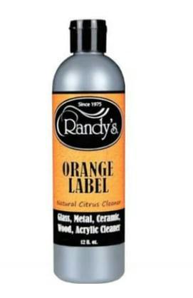 Randys Orange Label Cleaner 12oz - Metal/Ceramic/Acrylic/Glass