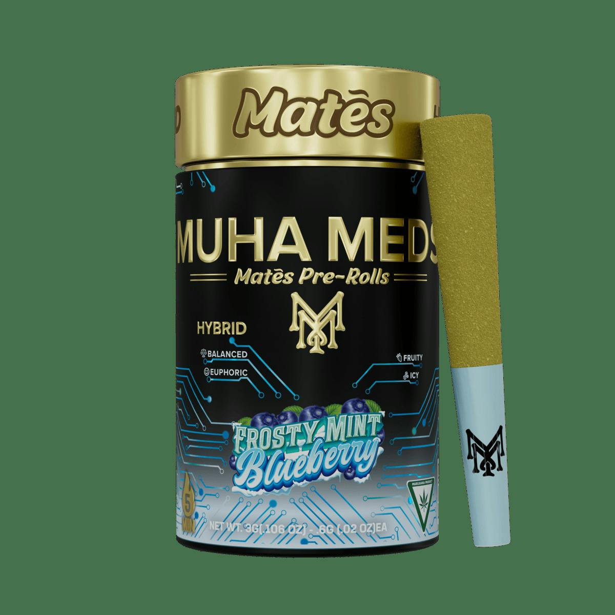 Frosty Mint Blueberry 5pk Infused Pre-Rolls cannabis product