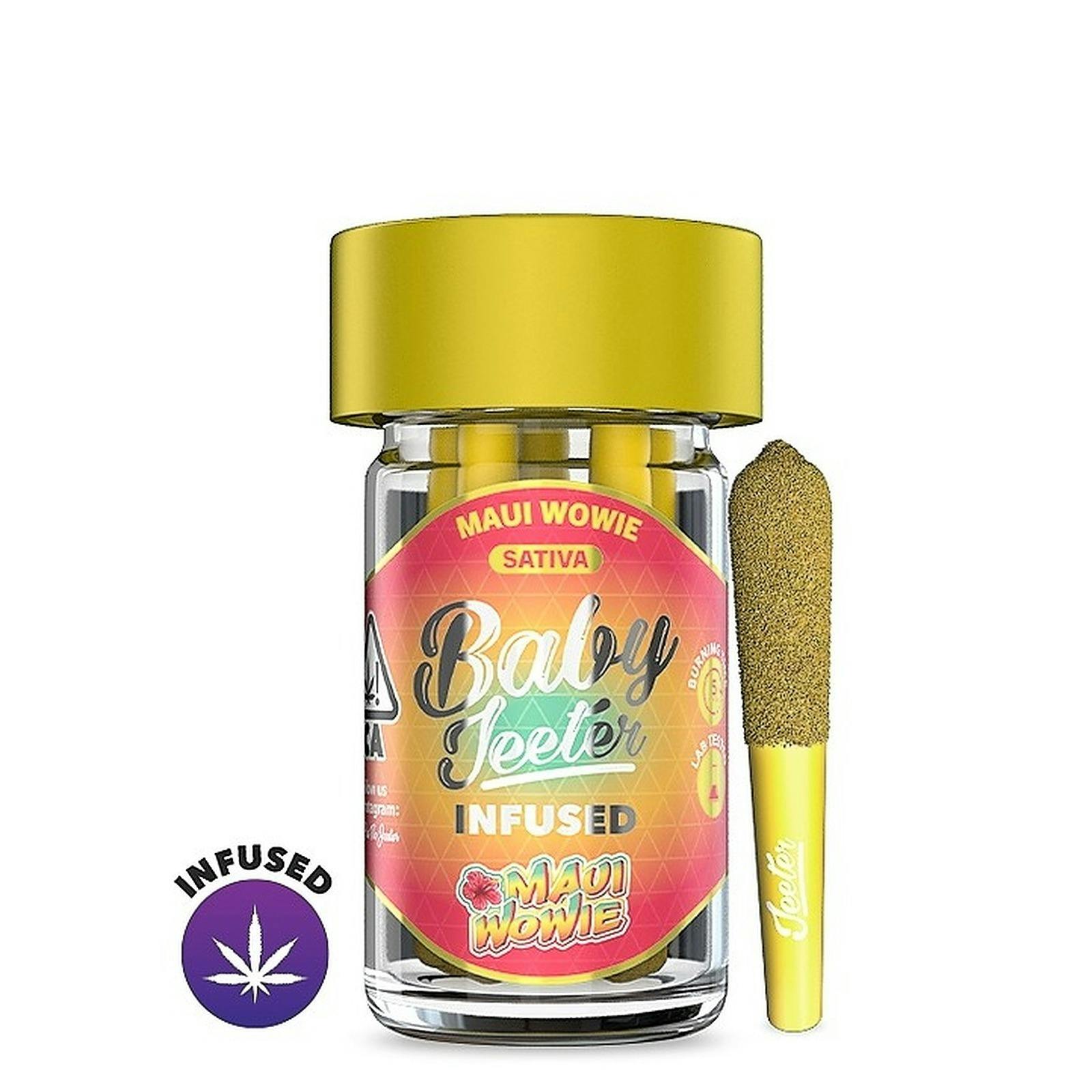 Baby Jeeter - Maui Wowie - Infused Pre Rolls - 5 Pack - 2.5g - Sativa