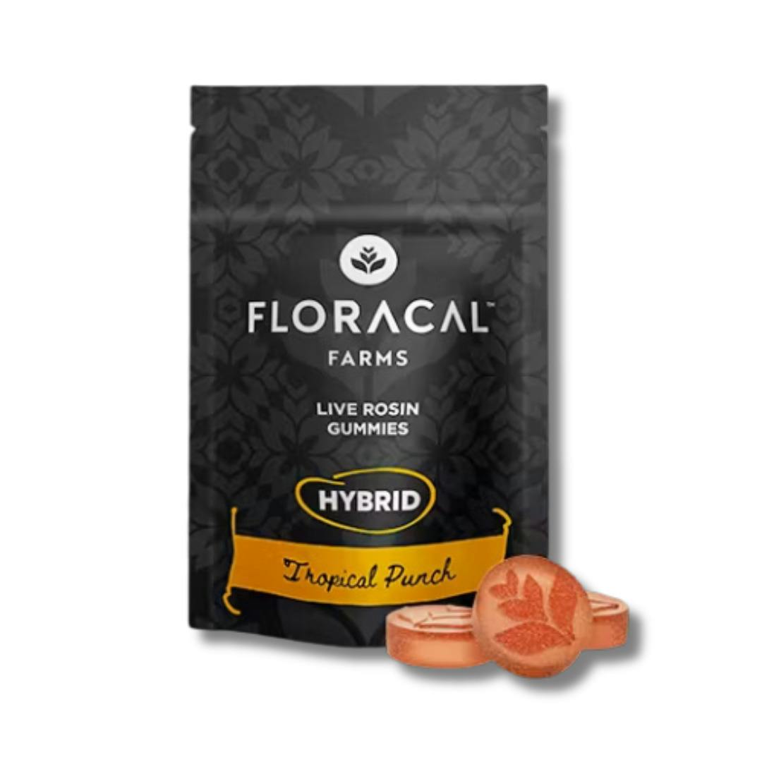 Floracal - Tropical Punch - Rosin Gummies - 200mg - Hybrid