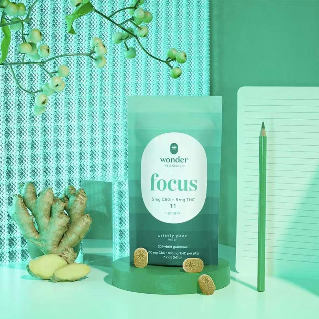 Wonder - Prickly Pear - 1:1 Gummies - 200mg - Focus