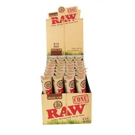 Raw Organic Hemp 1 1/4 6pk