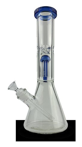 12" SirEEL Color Accented Tree Perc Bong