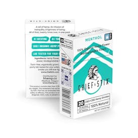 Chief Stix - CBD + CBG Smokes - Menthol