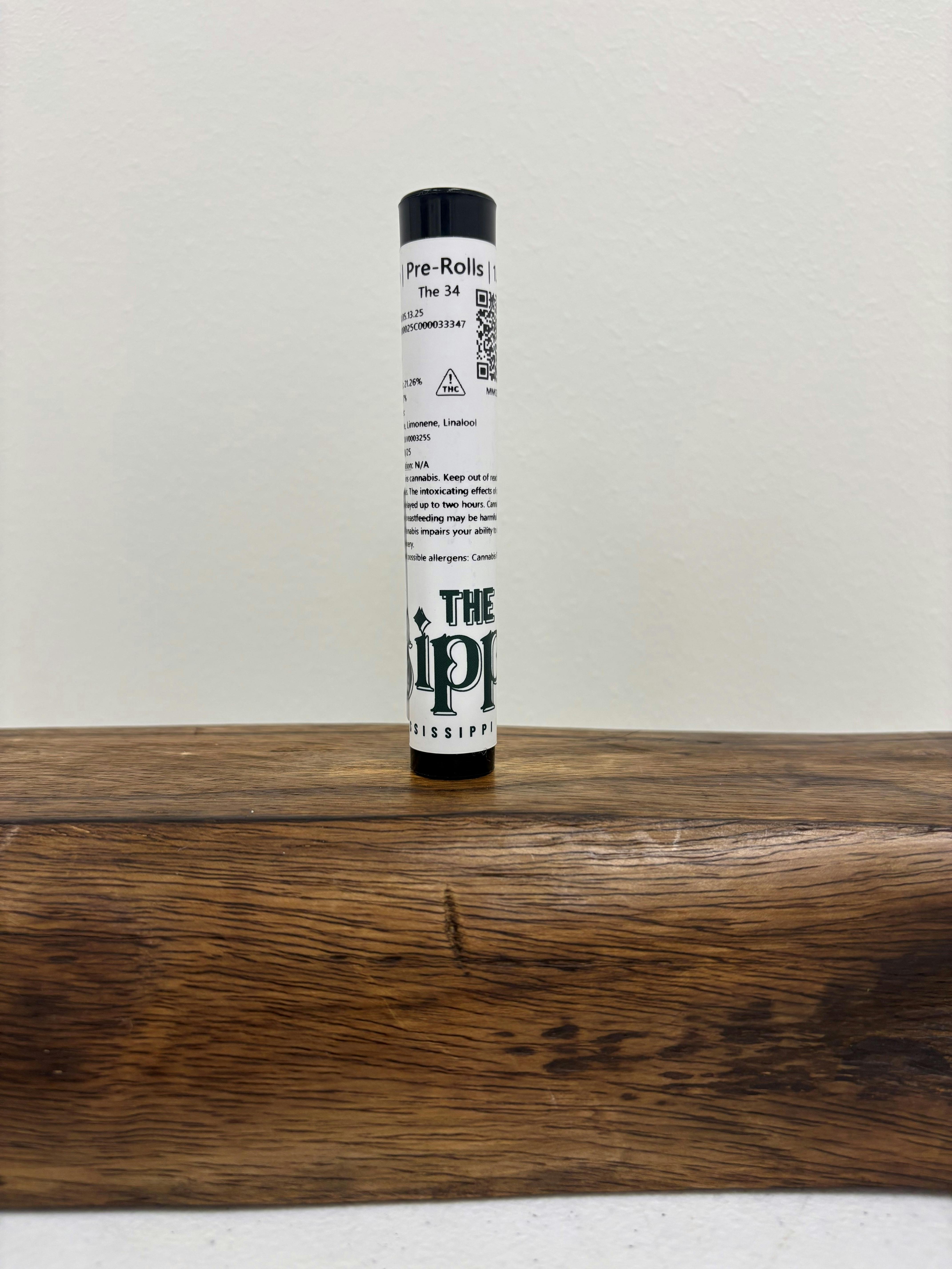 The Sipp - The 34 Pre-Roll (1g) at Far & Dotter Cannabis Dispensary