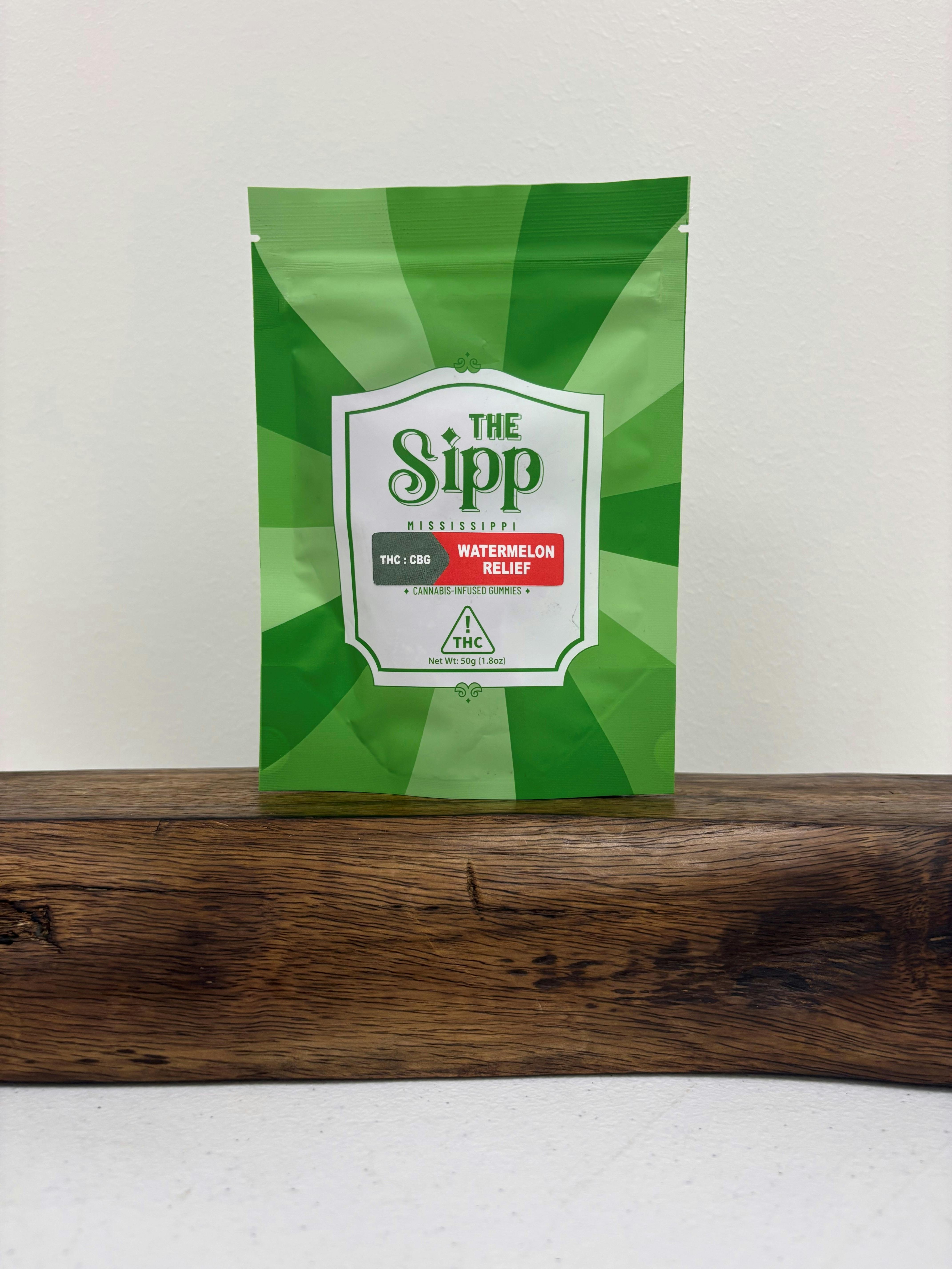 The Sipp - Watermelon Relief Gummies (100mg)