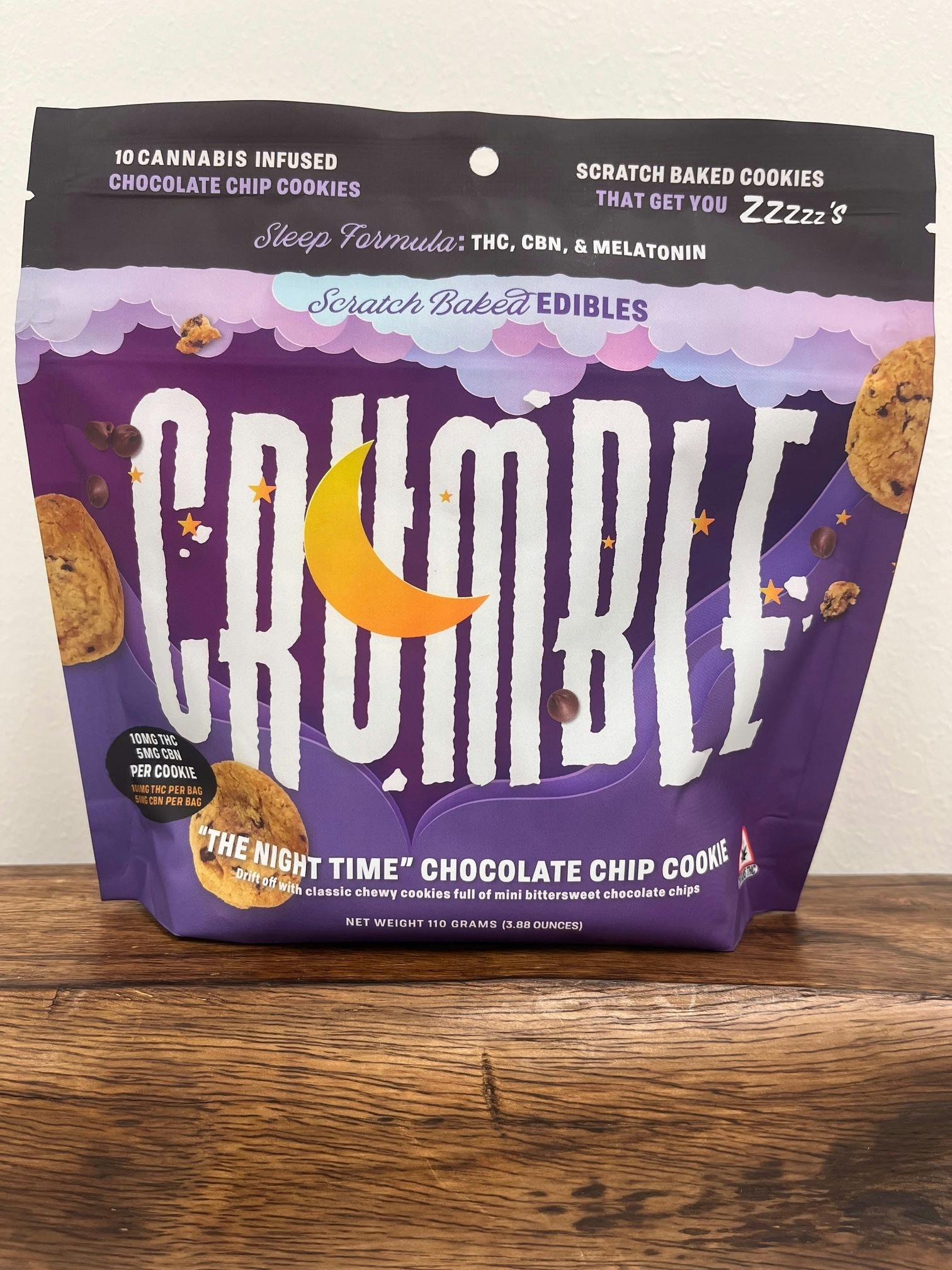 SH Crumble - Chocolate Chip Sleep Cookies (100mg)