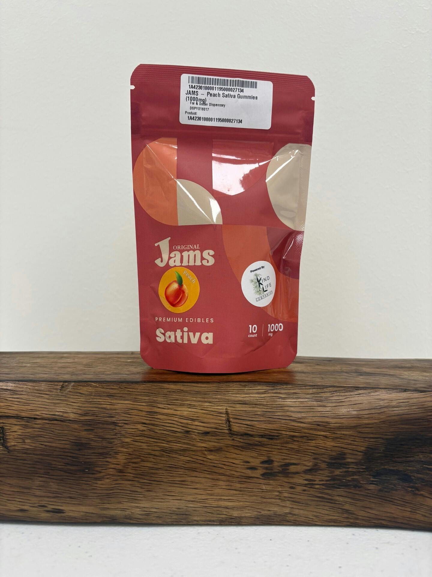 JAMS - Peach Sativa Gummies (1000mg)