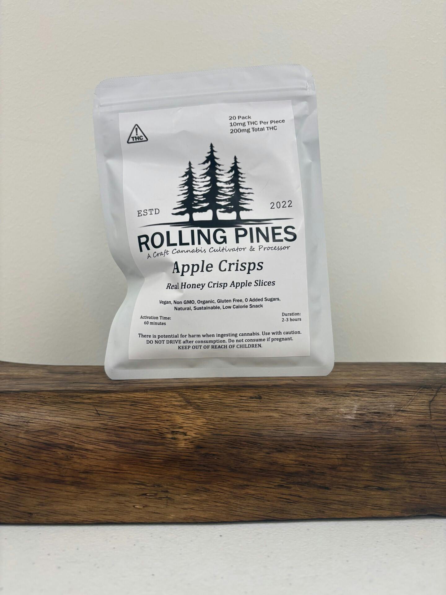 Rolling Pines - Apple Crisps (200mg)