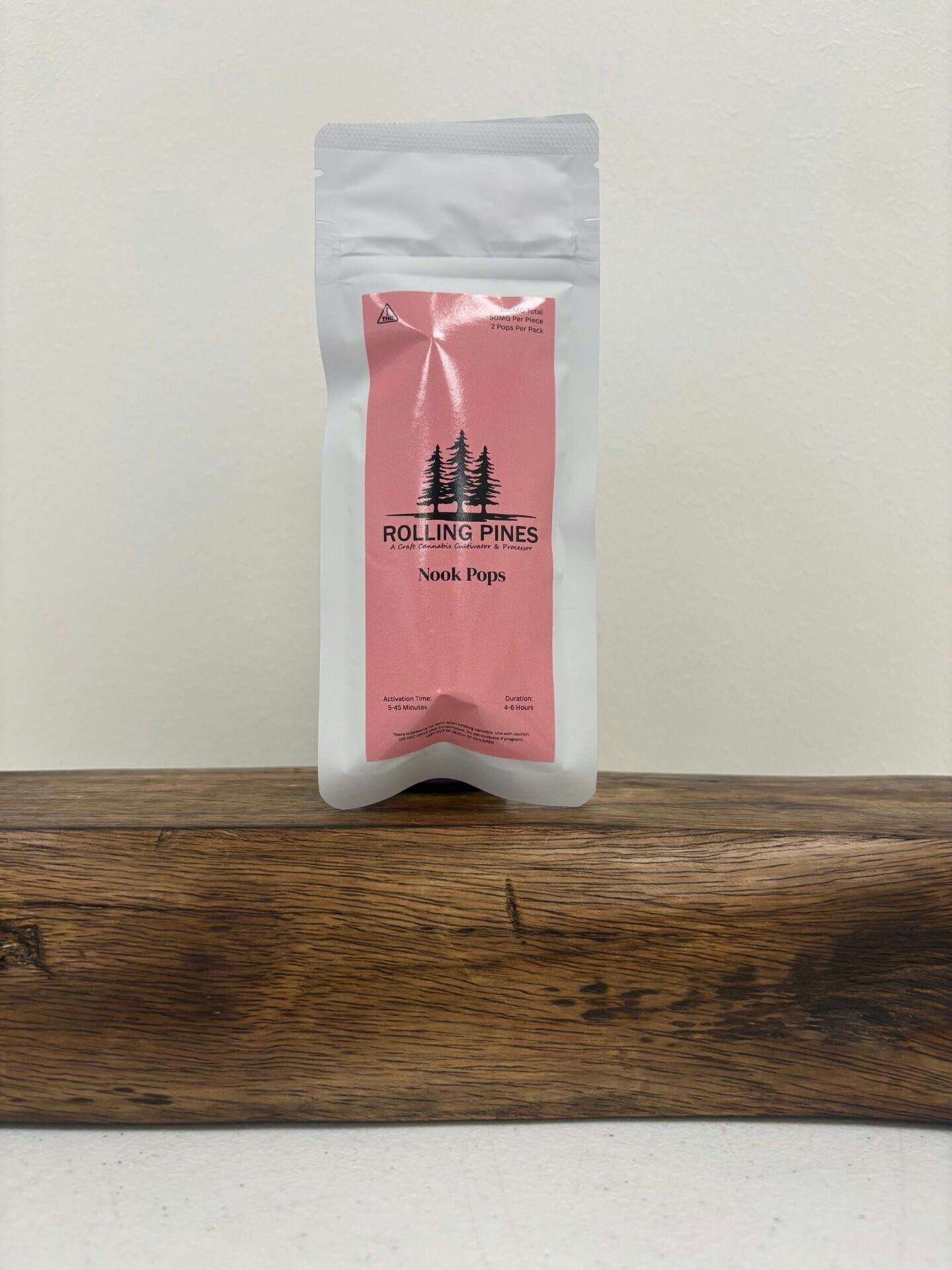 Rolling Pines - Strawberry Sucker (100mg 2pck)